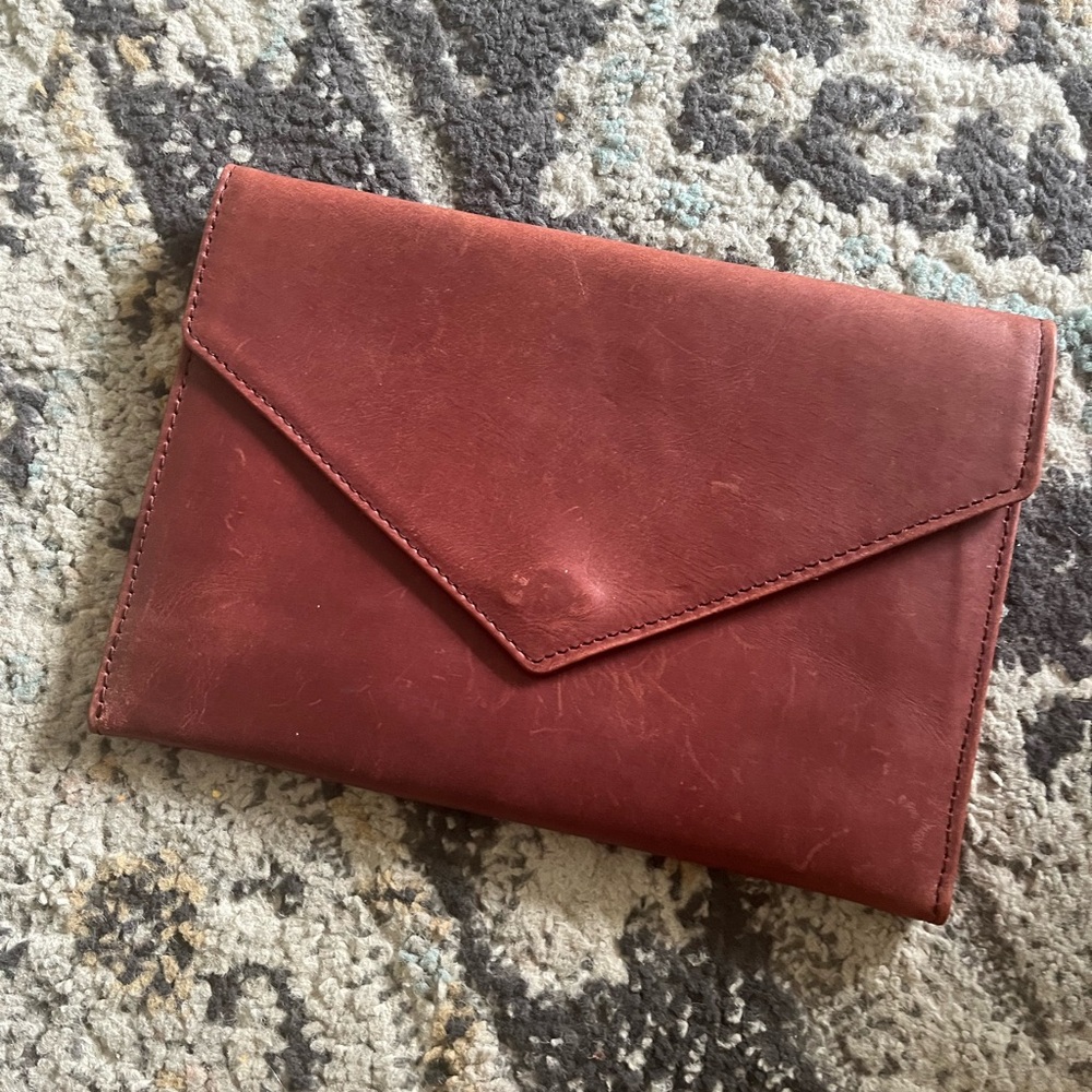 ABLE  - Leather Envelope Clutch